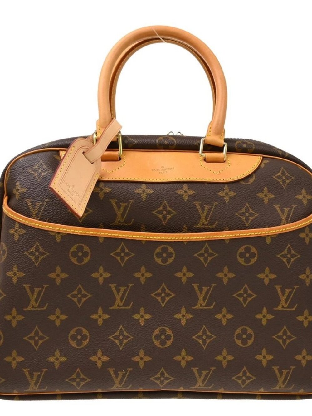 Louis Vuitton Deauville Bowling Vanity Handbag M47270